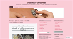 Desktop Screenshot of diabetesyembarazo.com